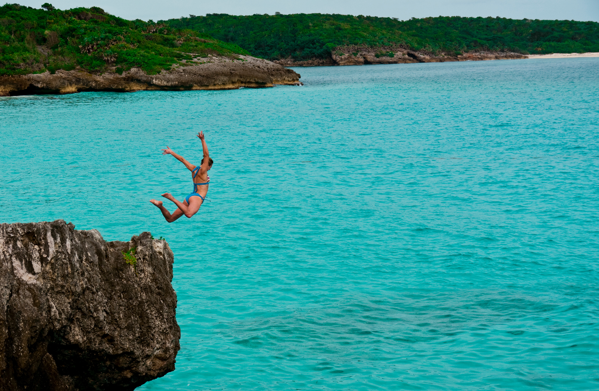 cliff jumping at playa navio - Vieques Car Jeep and Cart ...