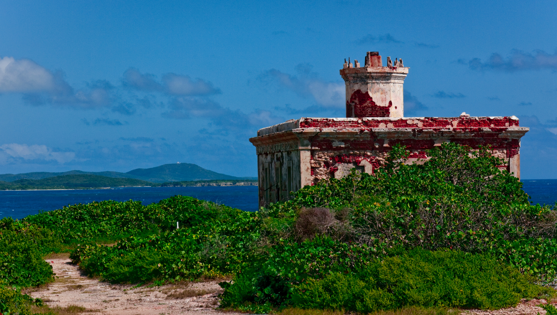 Puerto Ferro Lighthouse, Vieques, Puerto Rico - Vieques Car Jeep and 